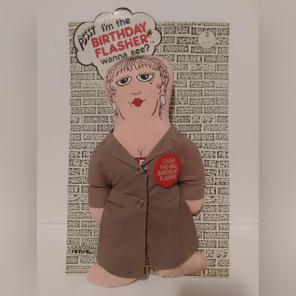 Vintage 1989 DesignSense OVER-THE-HILL BIRTHDAY FLASHER